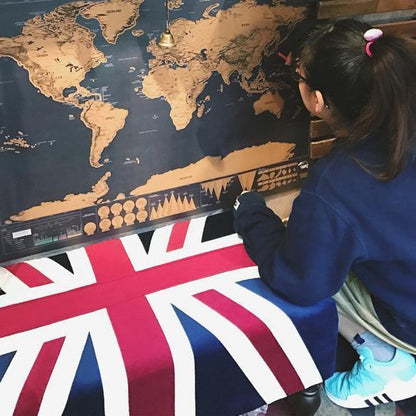 Wanderlust Scratch Off Map