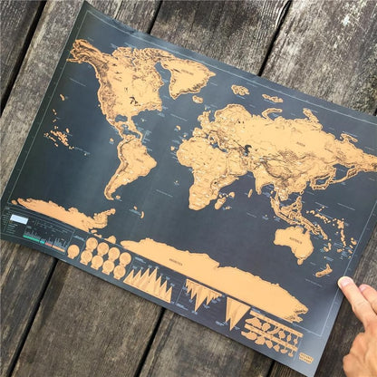 Wanderlust Scratch Off Map