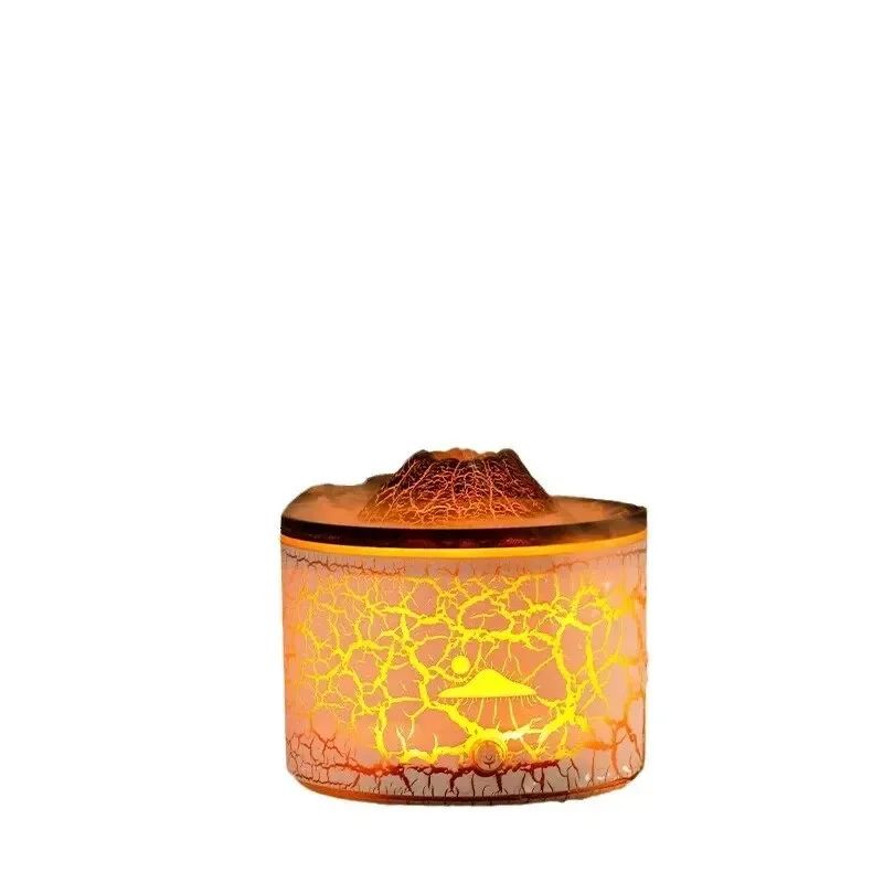 Plug-in Volcano Aromatic Diffuser, Cool Mist Essential Oil Diffuser with 3-Speed Timer for Home, Car & Office