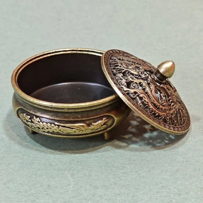 Longfeng Fingertip Stove Three Legged Incense Burner for Aromatherapy and Home Decoration