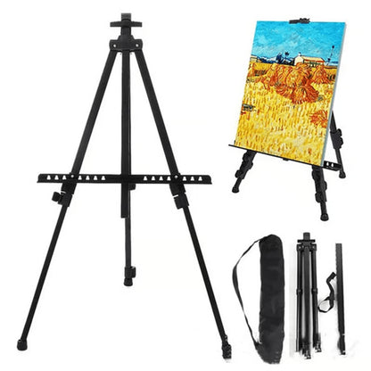 Portable Adjustable Metal Travel Sketch Easel for Artists